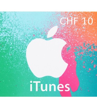 iTunes 10 CHF CH Card Key 